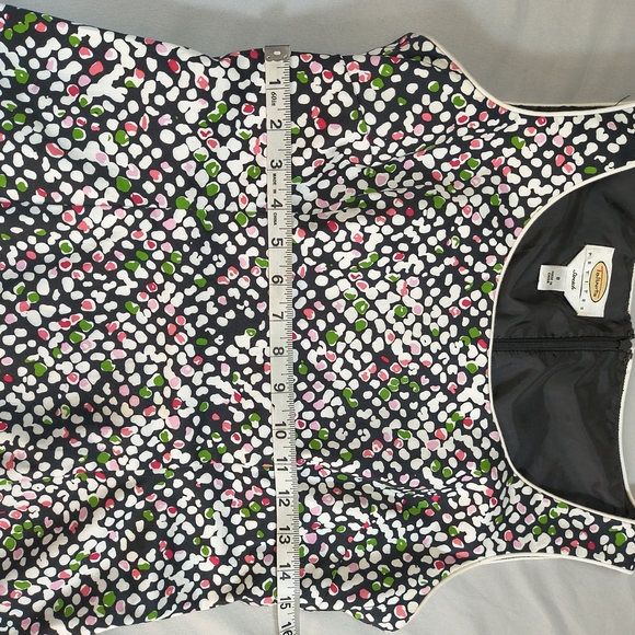 Talbot's Petite Stretch Sheath Multicolor Sleeveless Women's Dress , Size 8 - Picture 6 of 8